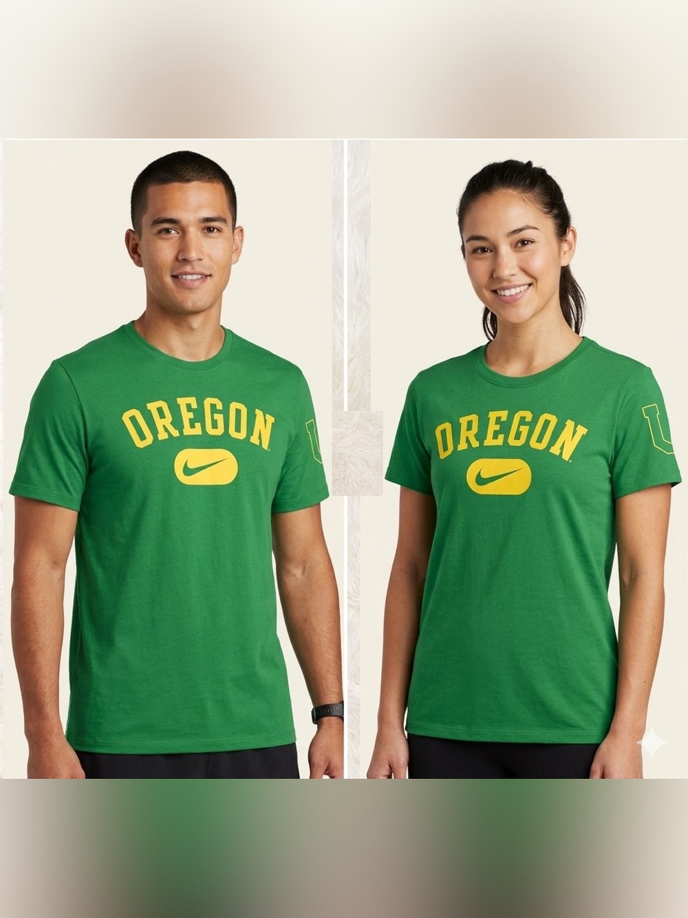 Nike University of Oregon Crewneck Tee - Size M